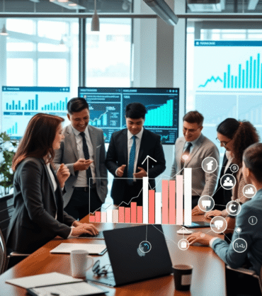 Business-professionals-collaborating-over-sales-ch-6e09cee0-2bc4-47ed-96d6-429ade84e4b9